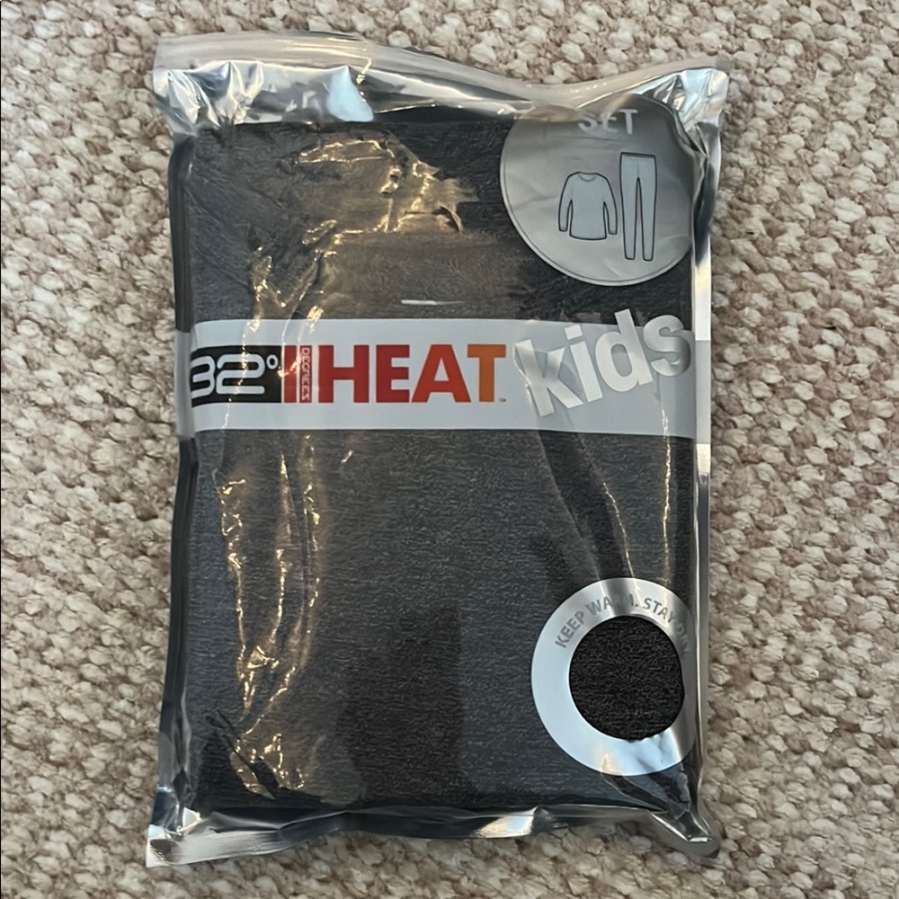 32 Degrees Heat Kids Thermal Set - Black